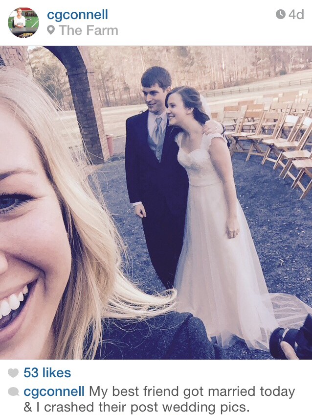 Wedding - post ceremony selfies
