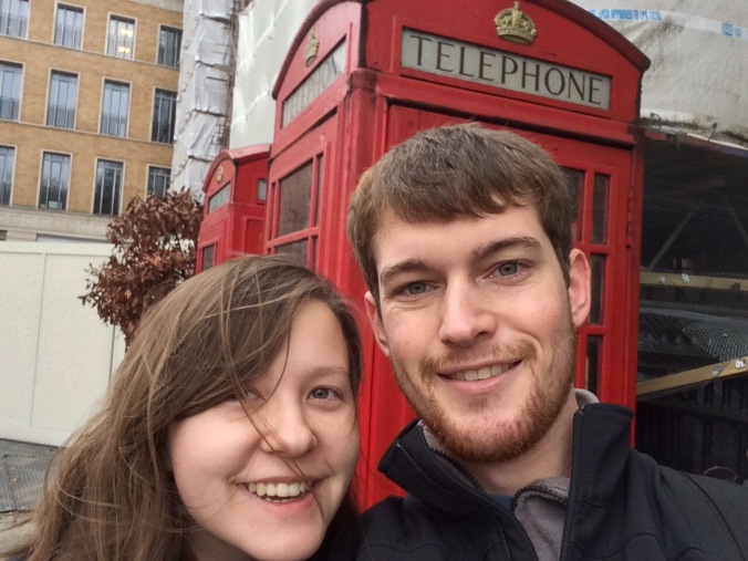 Honeymoon - London telephone booth